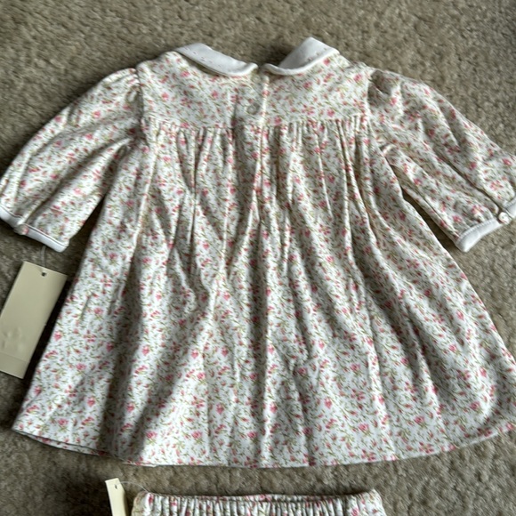 Ralph Lauren girls floral collared dress with matching bloomers NWT - Picture 7 of 9
